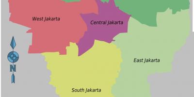Нийслэл индонез газрын зураг