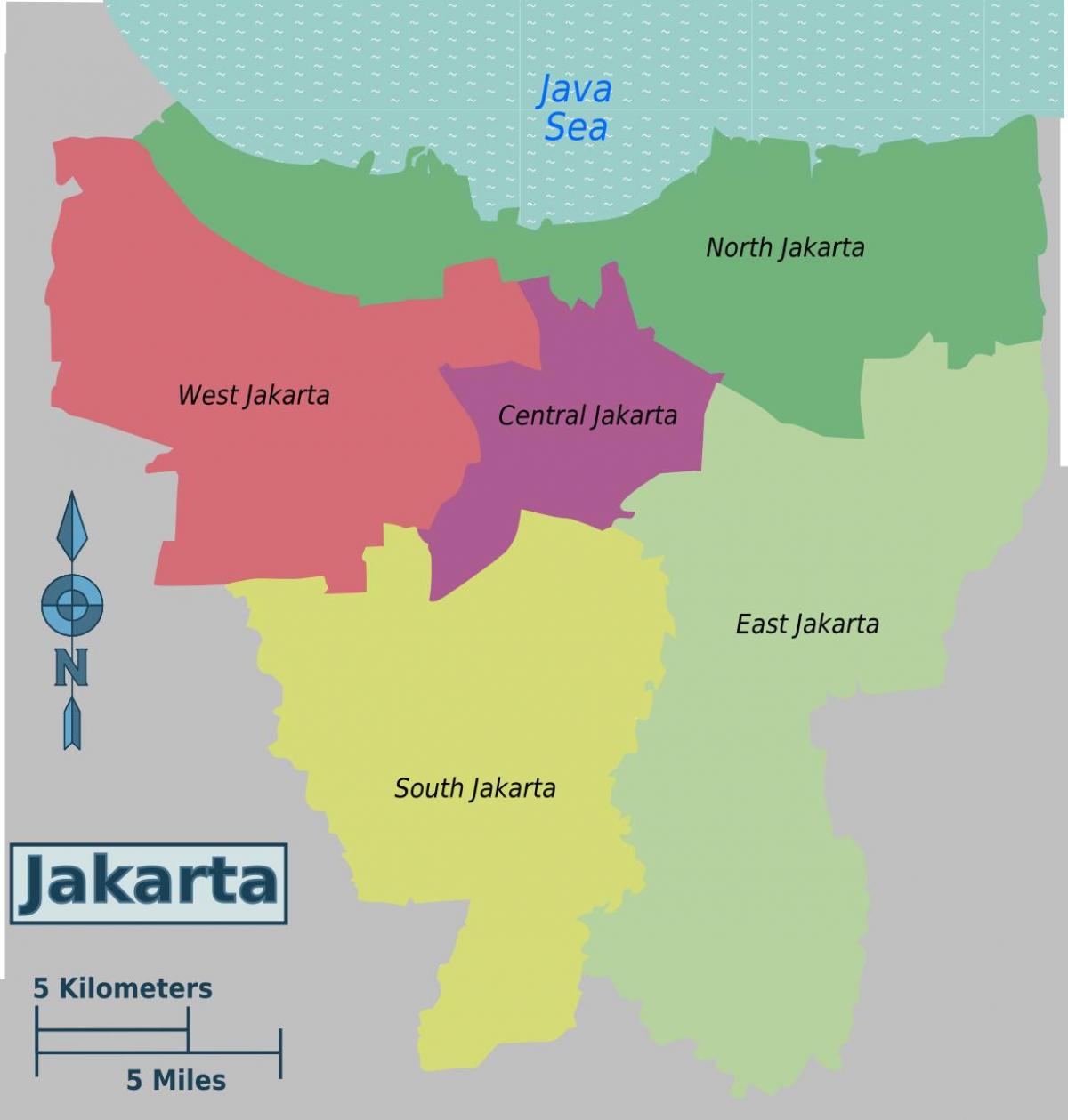 нийслэл индонез газрын зураг